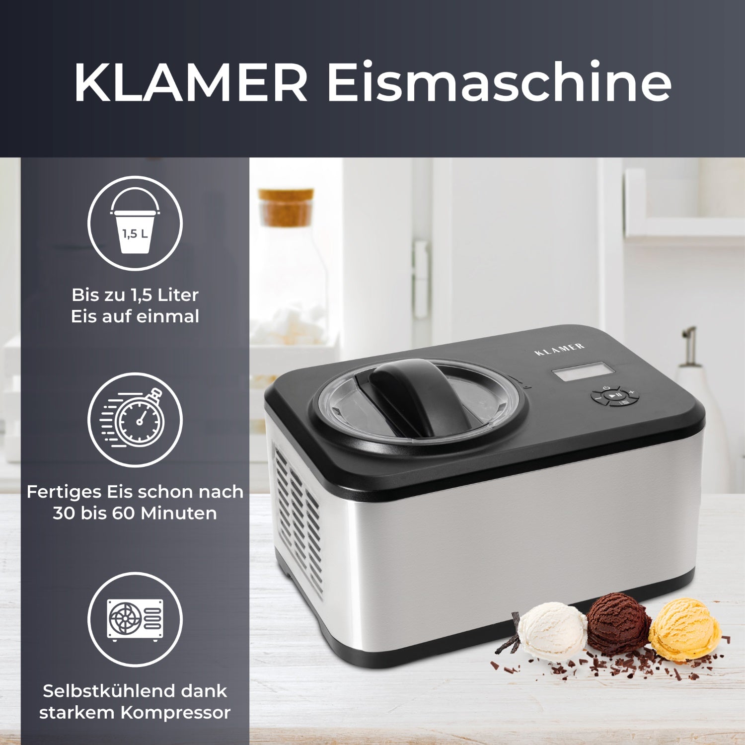 Eismaschine 120 1,5L