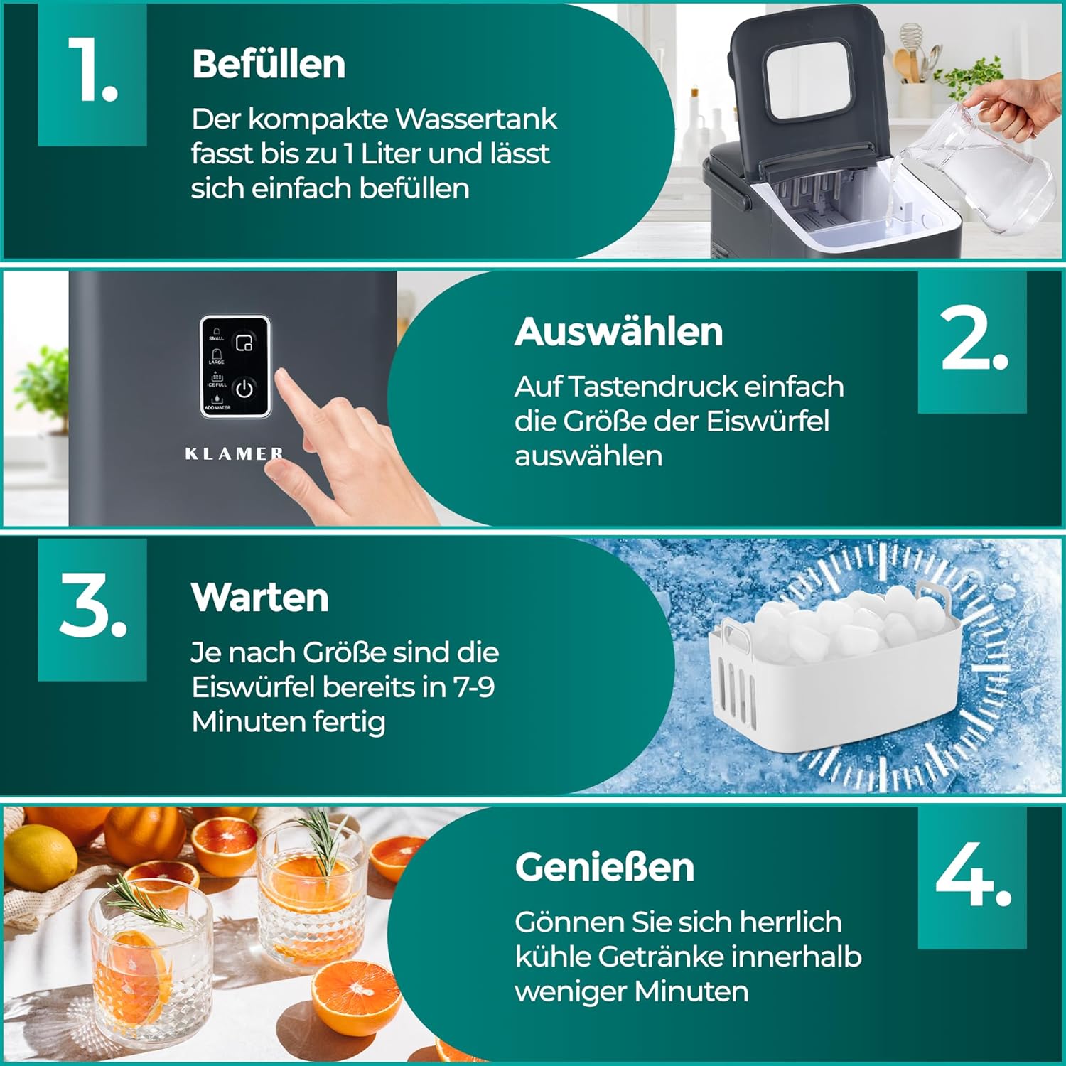 Eiswürfelmaschine Kompakt
