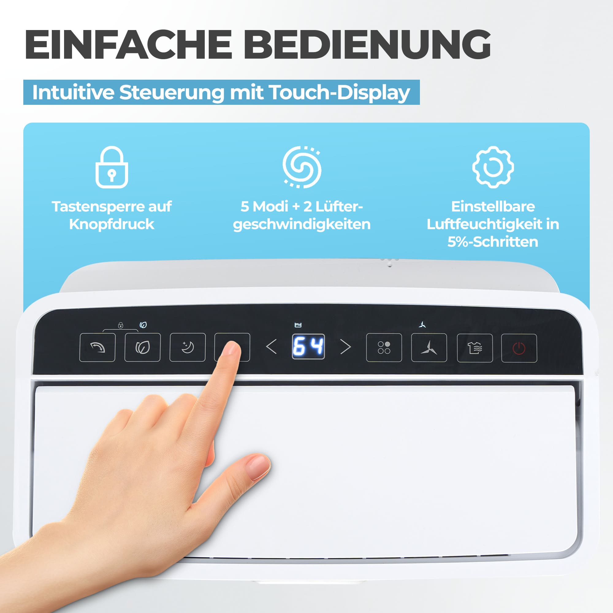 Luftentfeuchter 20/25L Wifi