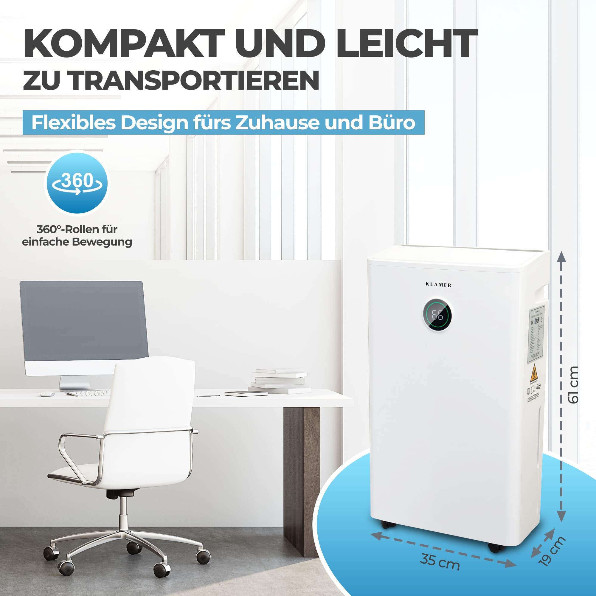 Luftentfeuchter 20/25L Wifi