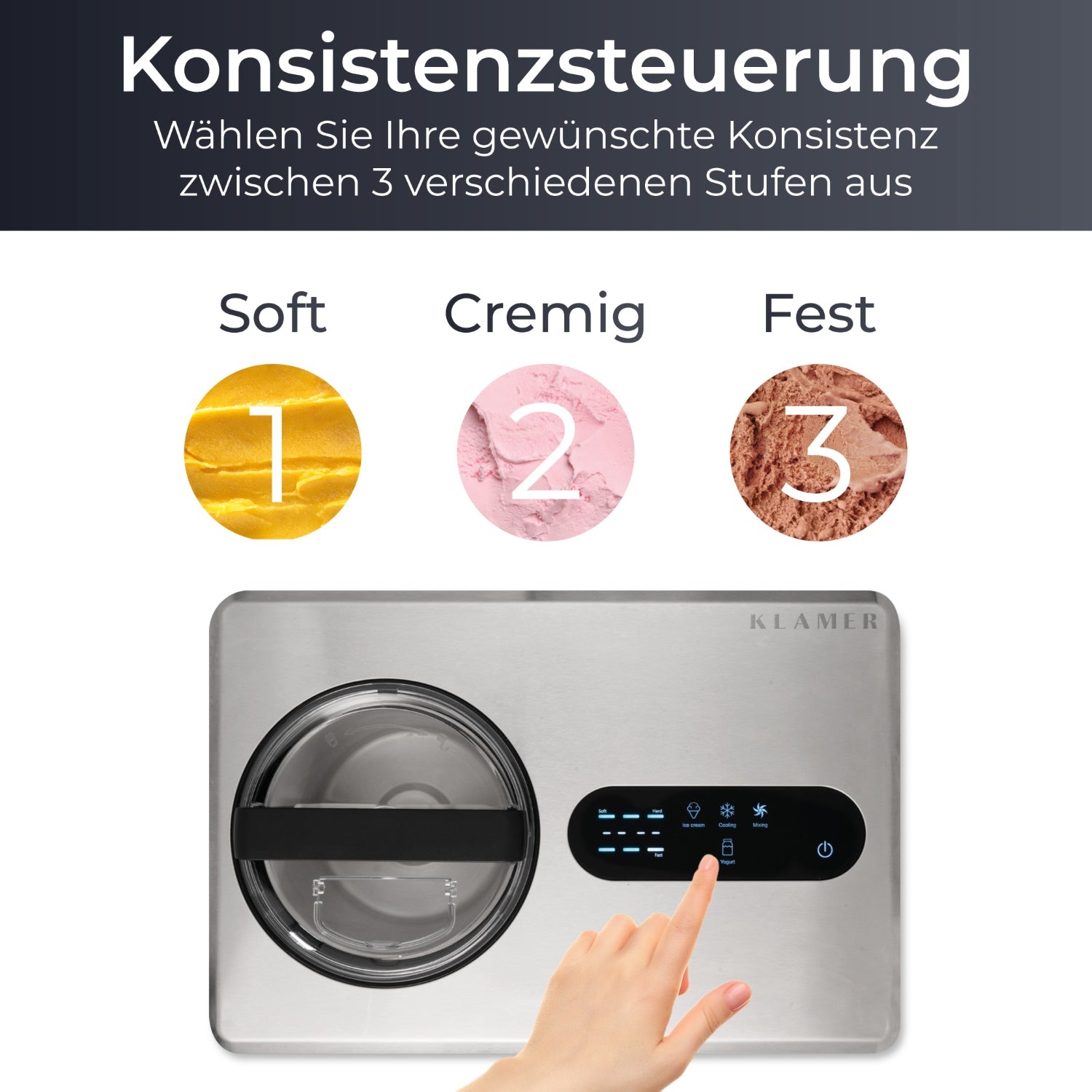 Eismaschine Pro 2L