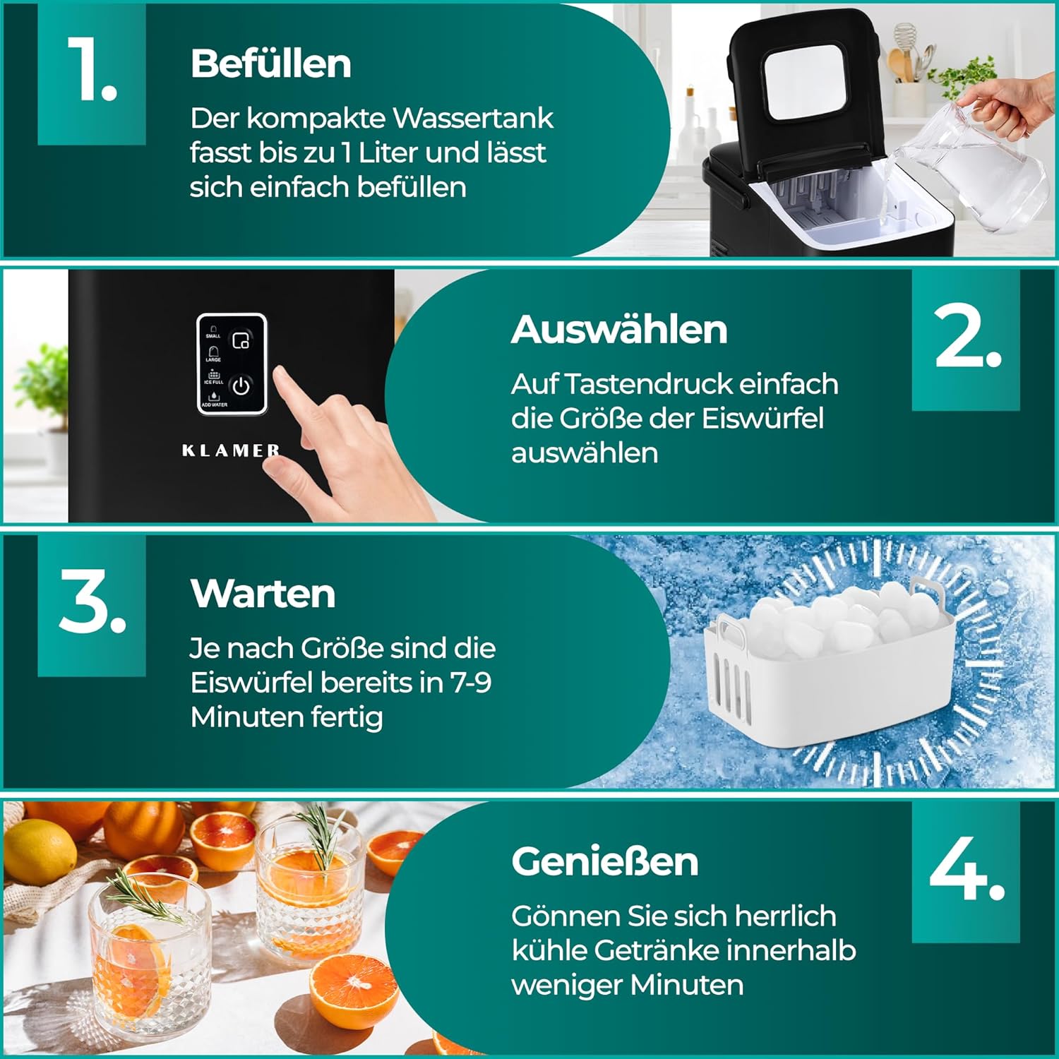 Eiswürfelmaschine Kompakt