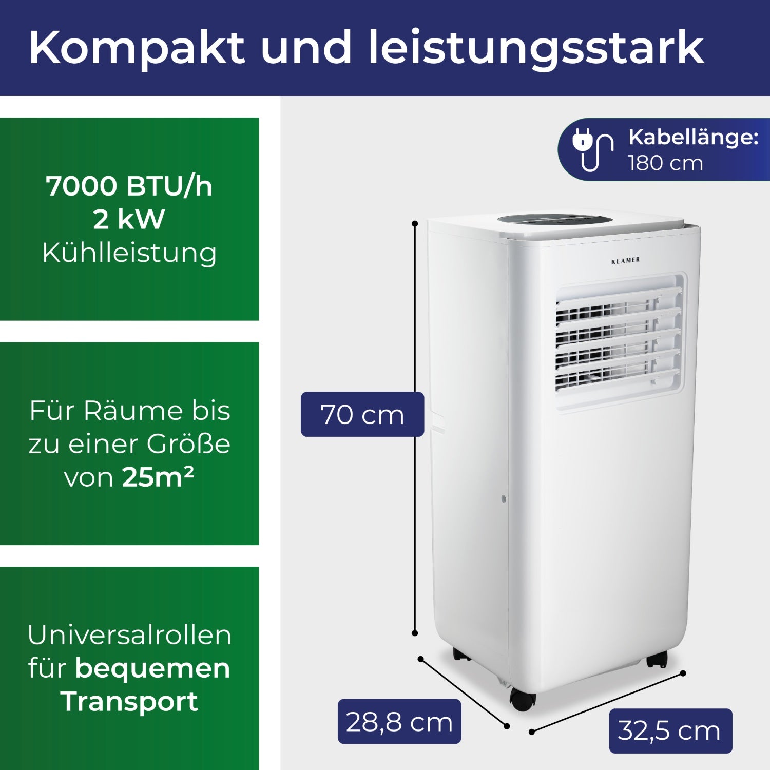 Mobile Klimaanlage 7000