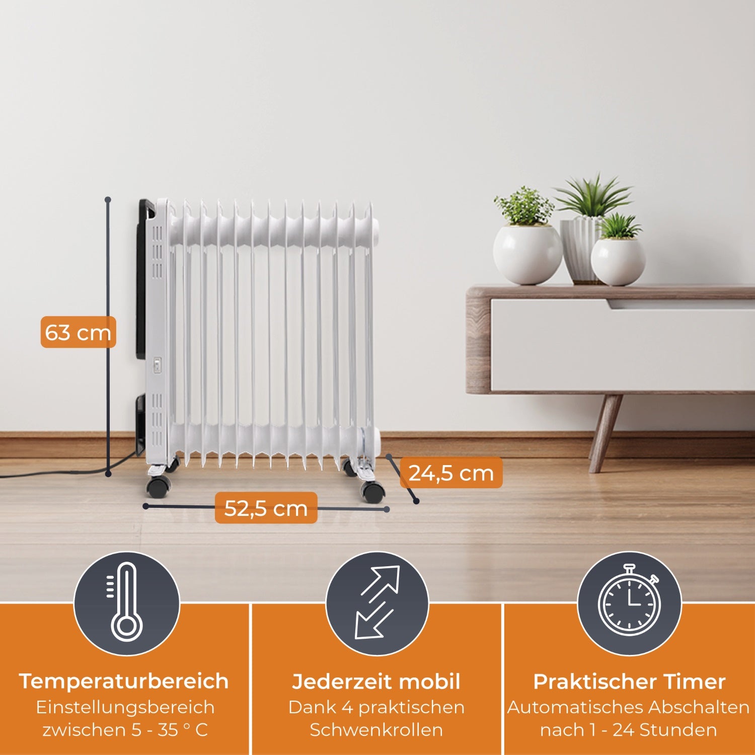 Ölradiator 2500