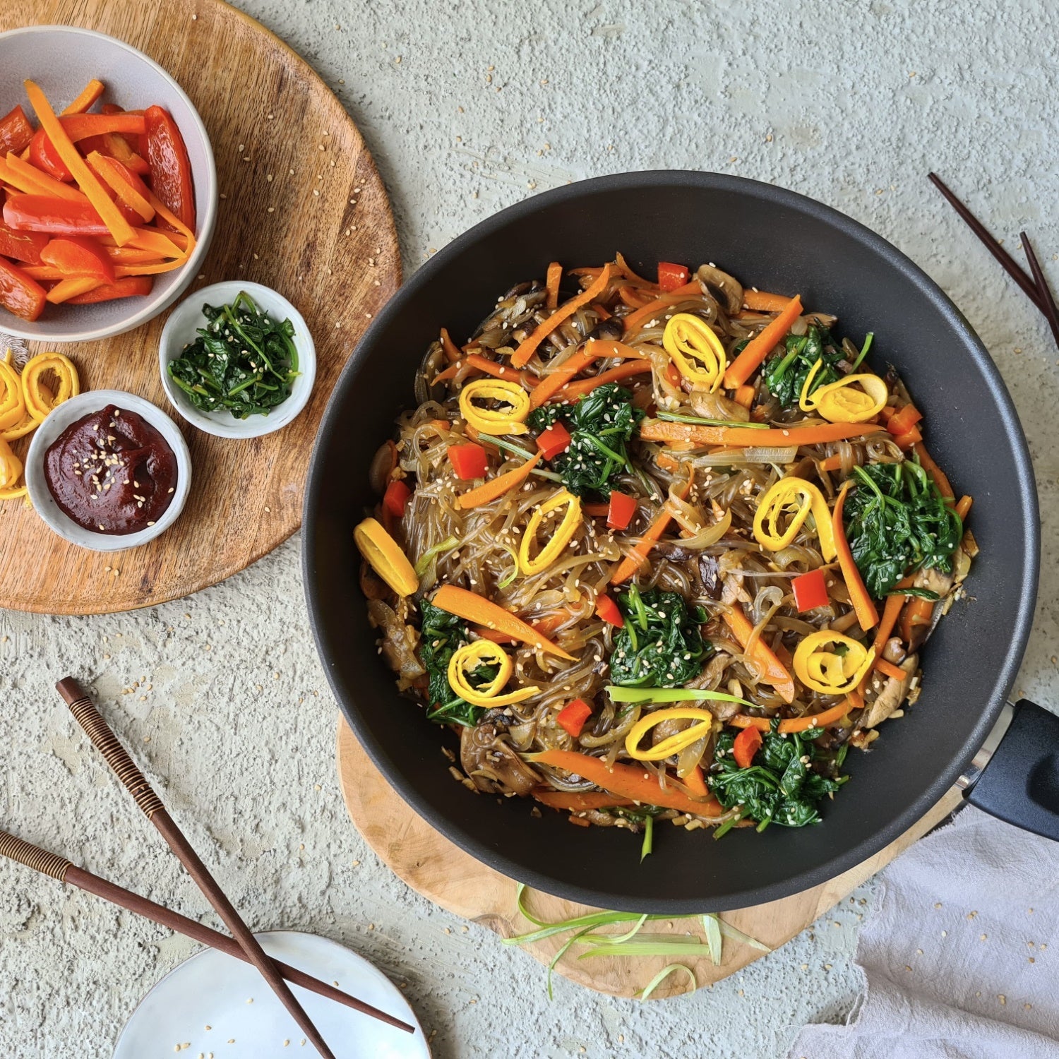 Profi Edelstahl-Wok 28cm