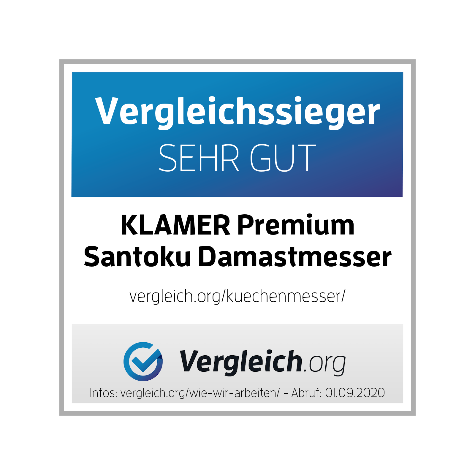 Santoku Damastmesser & Schneidebrett Set