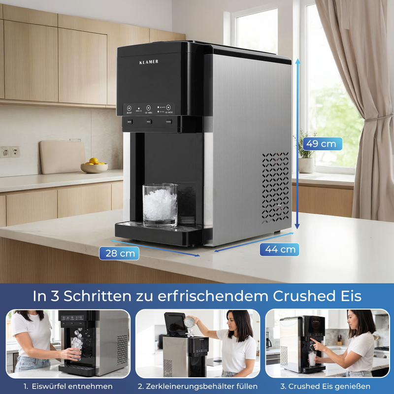 3-in-1 Eiswürfelmaschine