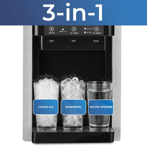 KLAMER 3-in-1 Eiswürfelmaschine 3in1 Edelstahl 2,1L – Bild 5