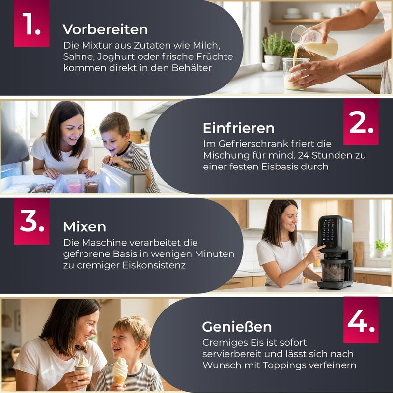 KLAMER Eismaschine Micro Püree – Bild 6