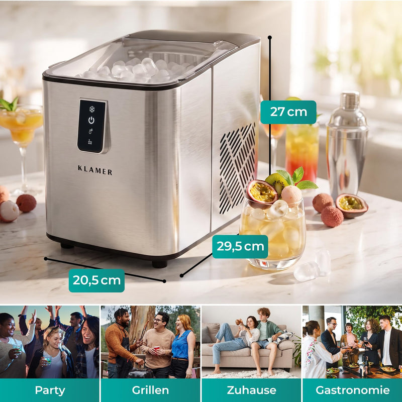 KLAMER Eiswürfelmaschine 1L Default – Bild 6