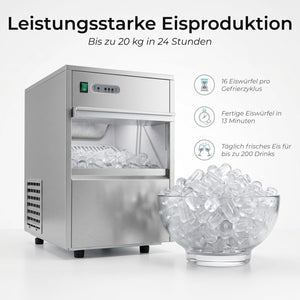 KLAMER Eiswürfelmaschine Gastro 20 kg/24h 20 kg/24h – Bild 3