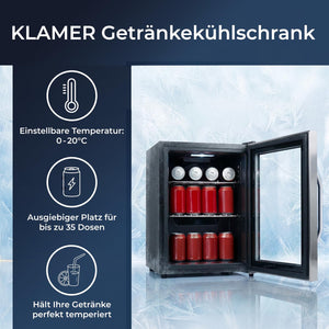 KLAMER Getränkekühlschrank 37 L – Bild 2
