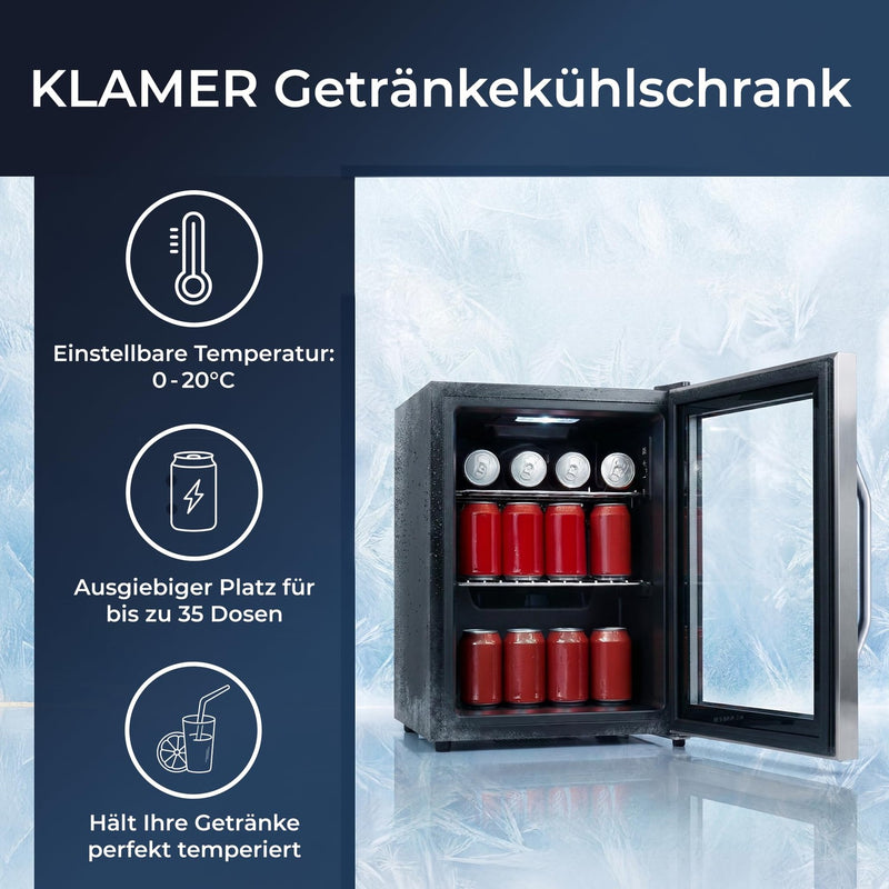 KLAMER Getränkekühlschrank 37 L – Bild 2