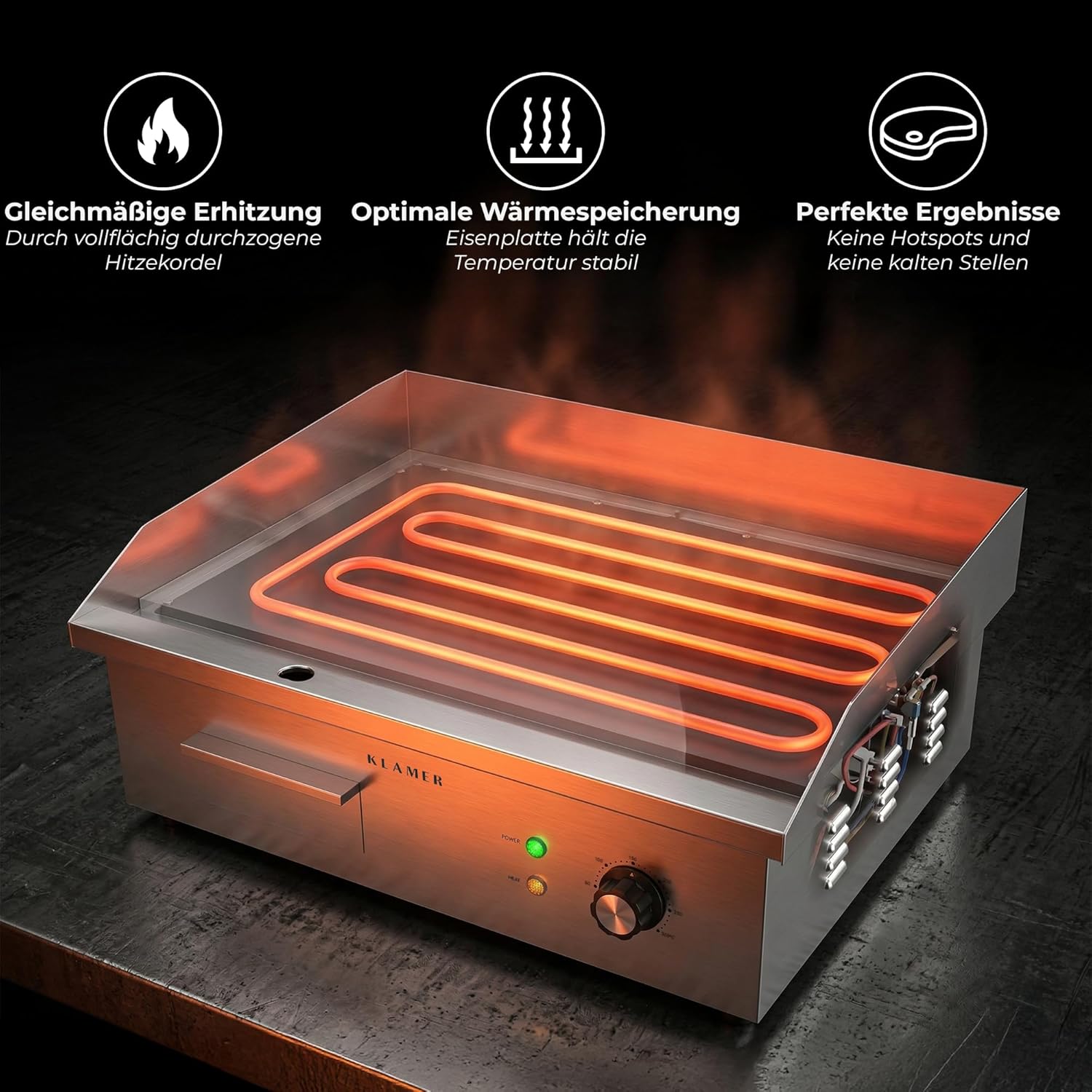 KLAMER Elektrogrill 3000