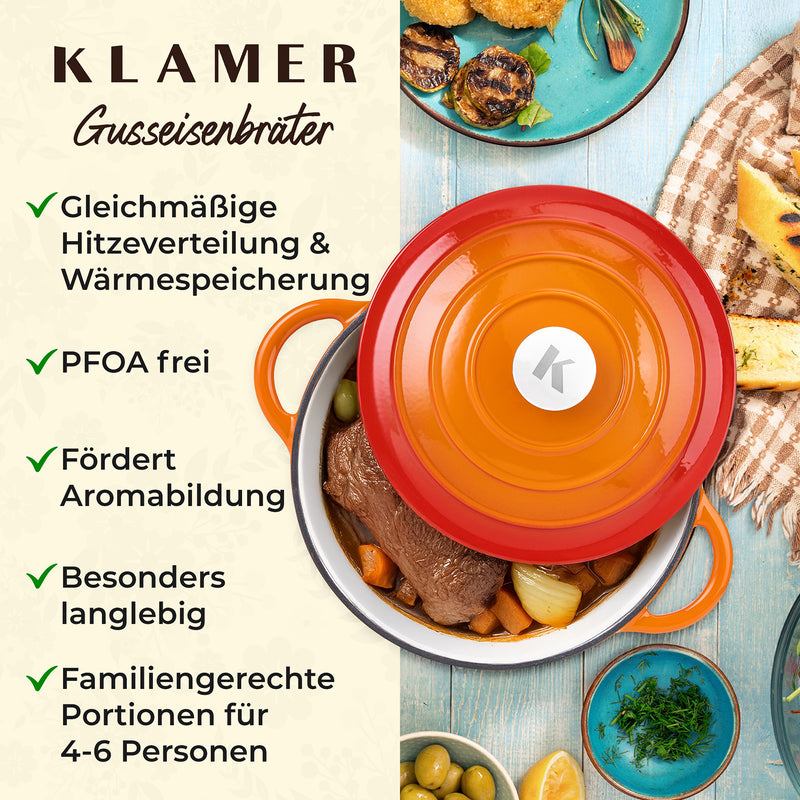 Gusseisen-Bräter