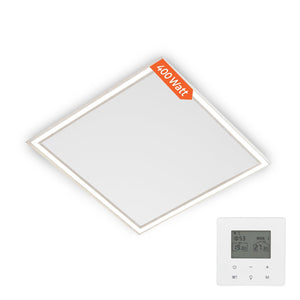 KLAMER Infrarot Deckenheizung 63 × 63 cm (400 W) – Bild 1