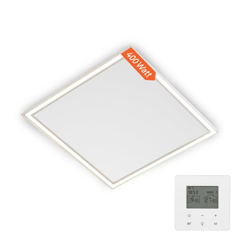 KLAMER Infrarot Deckenheizung 63 × 63 cm (400 W) – Bild 1