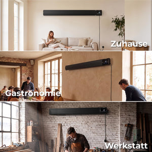 KLAMER Infrarotheizung 3200 mit WLAN Schwarz – Bild 7