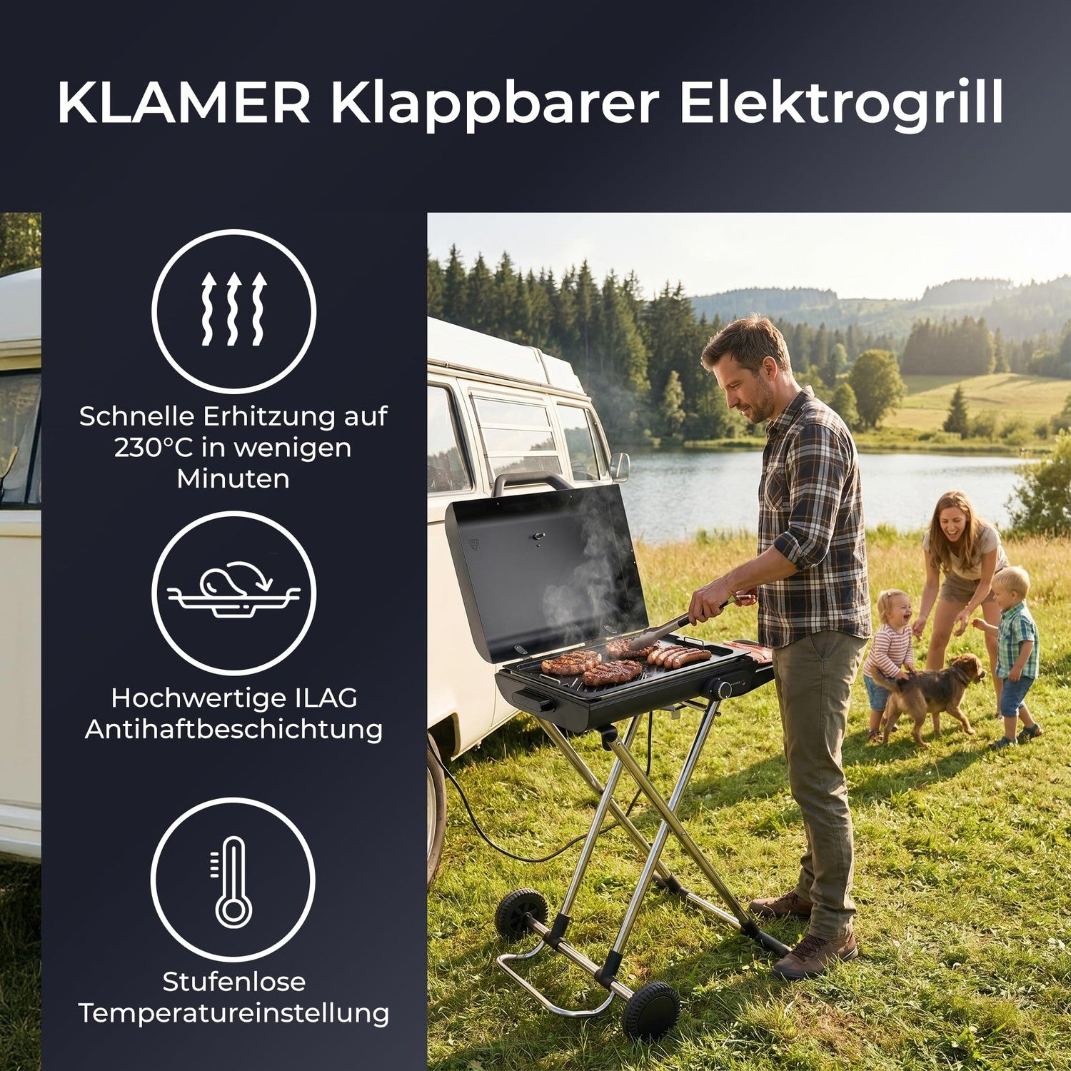 KLAMER Elektrogrill