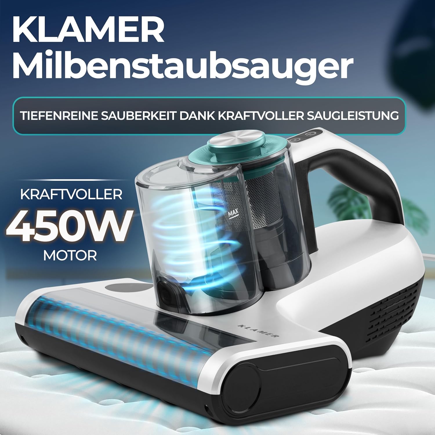 KLAMER Milbenstaubsauger