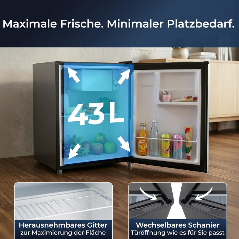 KLAMER Mini Gefrierschrank