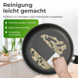 Profi Edelstahl-Bratpfanne 28cm