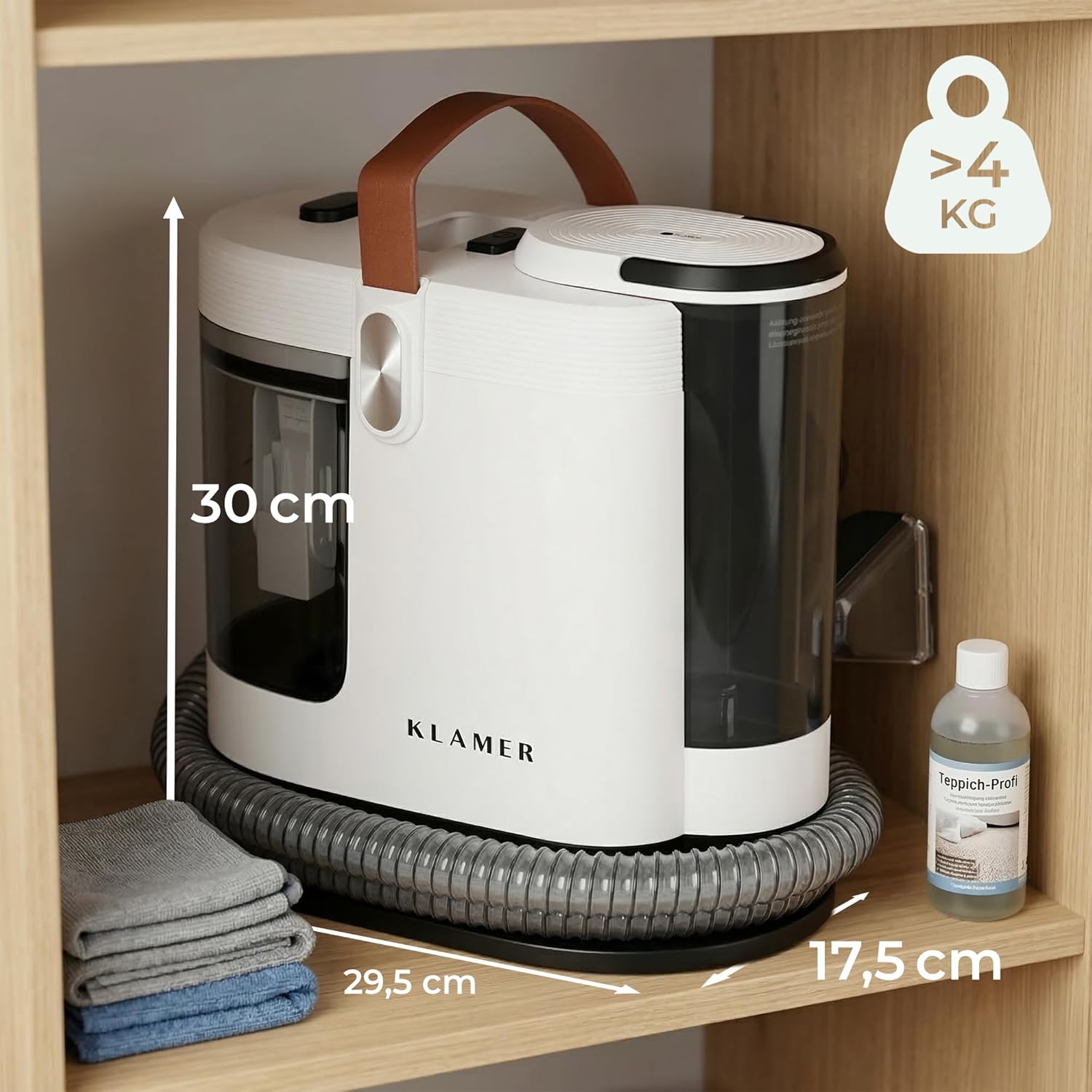 KLAMER Staubsauger Beutellos