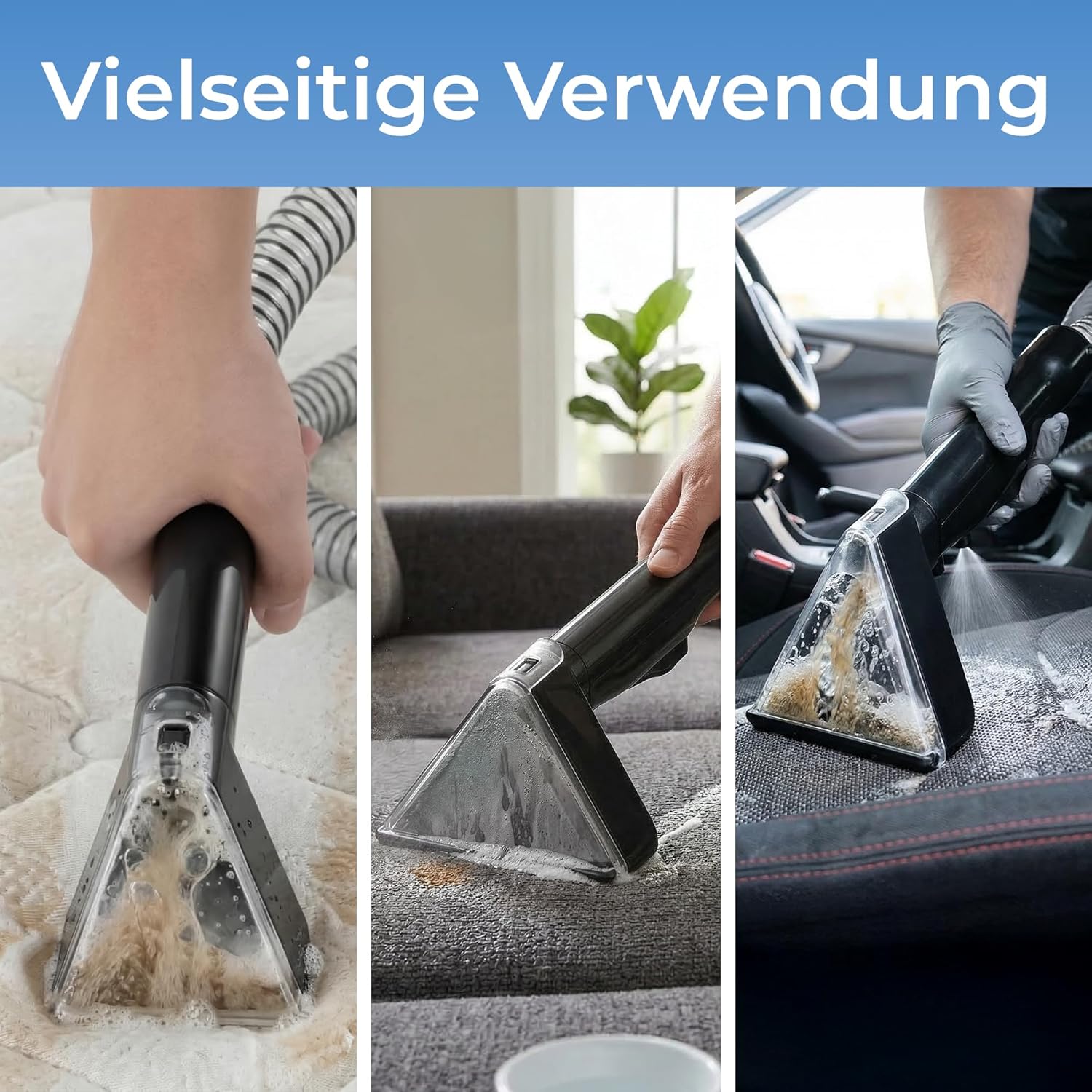 KLAMER Staubsauger Beutellos