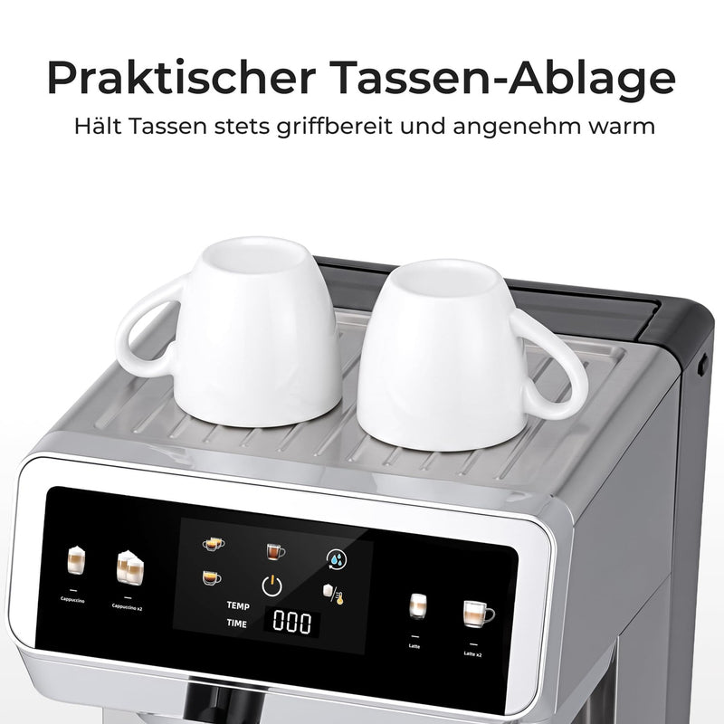 KLAMER Siebträgermaschine 20 Bar Edelstahl – Bild 6