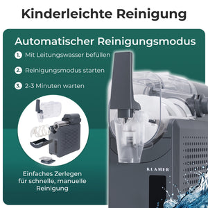 Slush Maschine mit automatischem Reinigungsmodus für einfache Reinigung und Wartung