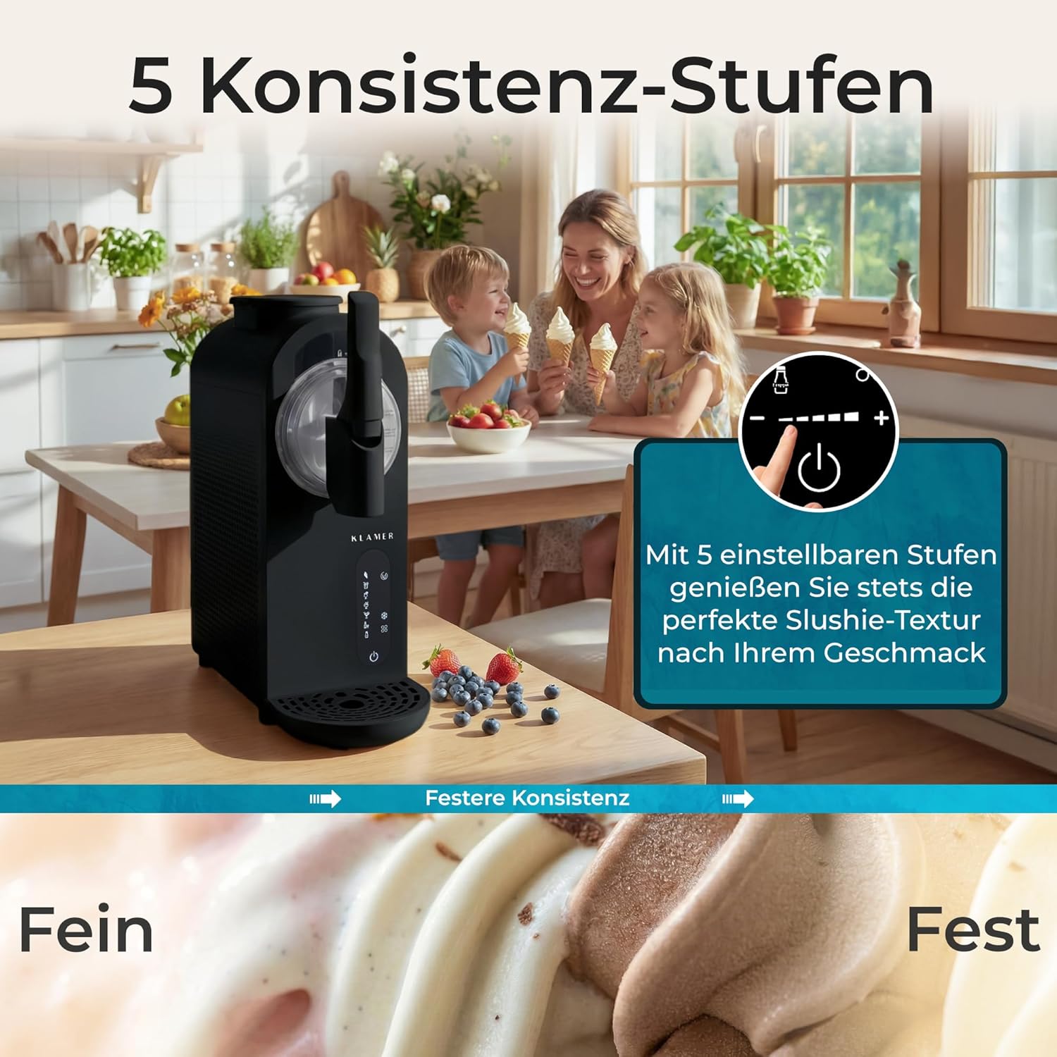 KLAMER Softeis Maschine