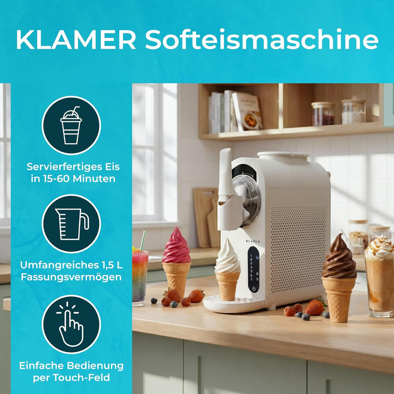 KLAMER Softeis Maschine