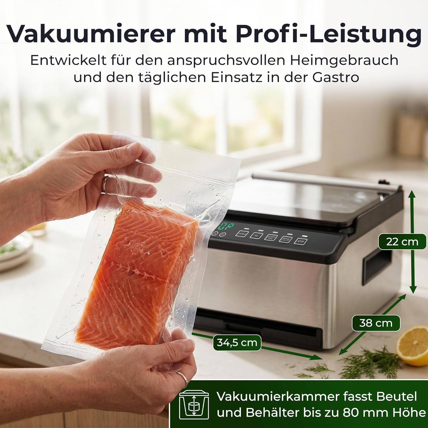 KLAMER Vakuumierer Kammer