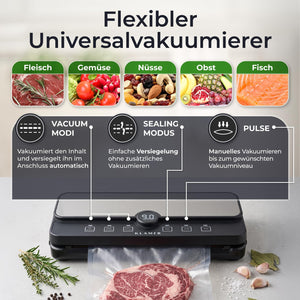 KLAMER Vakuumierer L80 Edelstahl – Bild 2