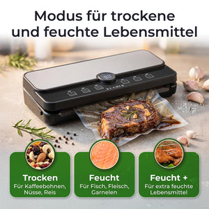 KLAMER Vakuumierer L80 Edelstahl – Bild 3