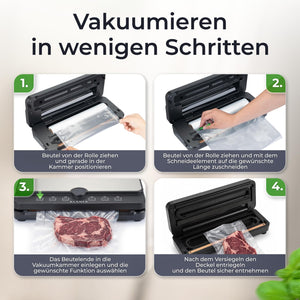 KLAMER Vakuumierer L80 Edelstahl – Bild 5