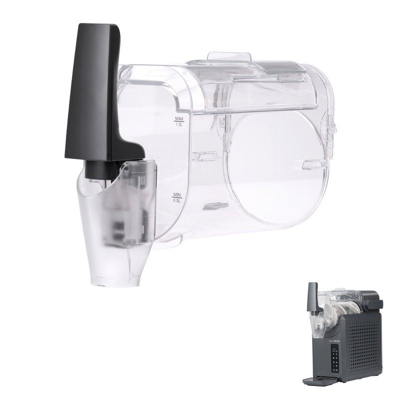 Slushmaschine - Einfüllbehälter für einfachen Zugang und Dispensation von gefrorenen Getränken.