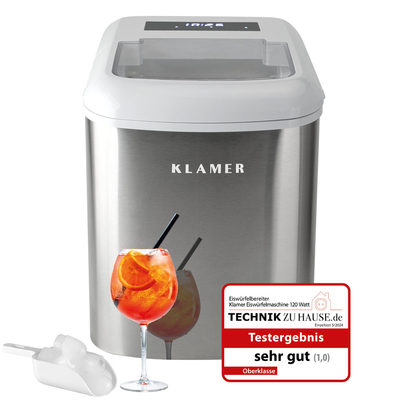 KLAMER Eiswürfelmaschine 120 Watt