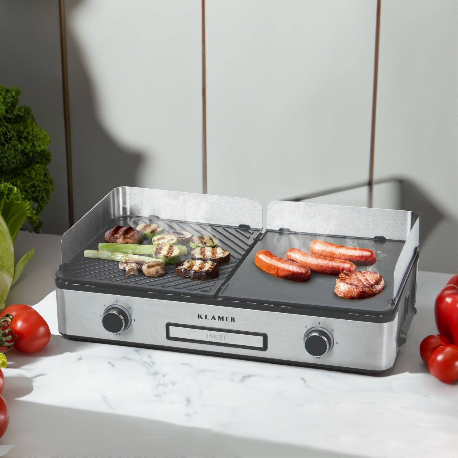 KLAMER Elektrogrill (geprüfte Retoure)