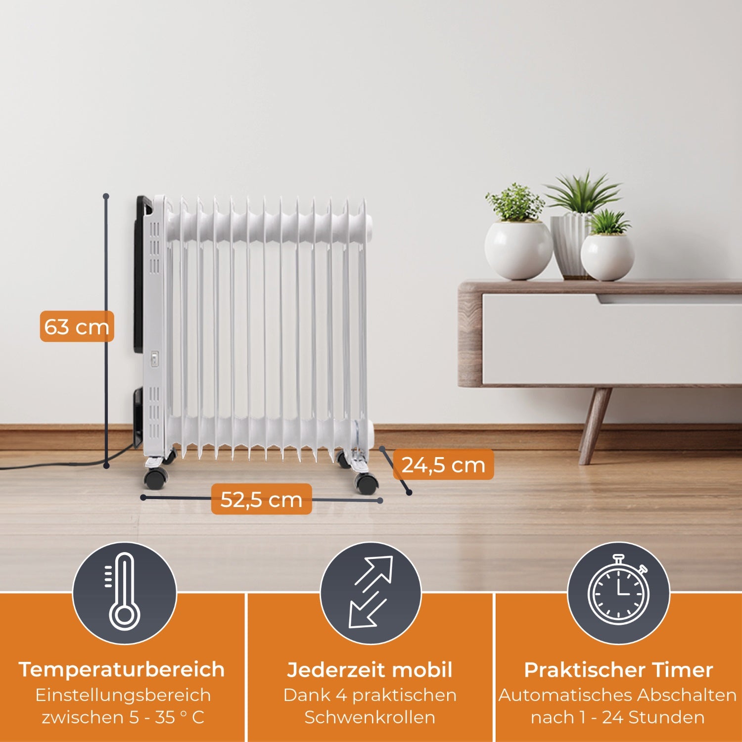 Ölradiator 2500